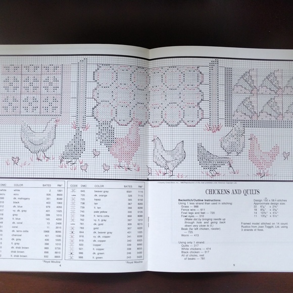 Barnyard Quilts Book 26 country cross stitch pattern - Picture 3 of 3